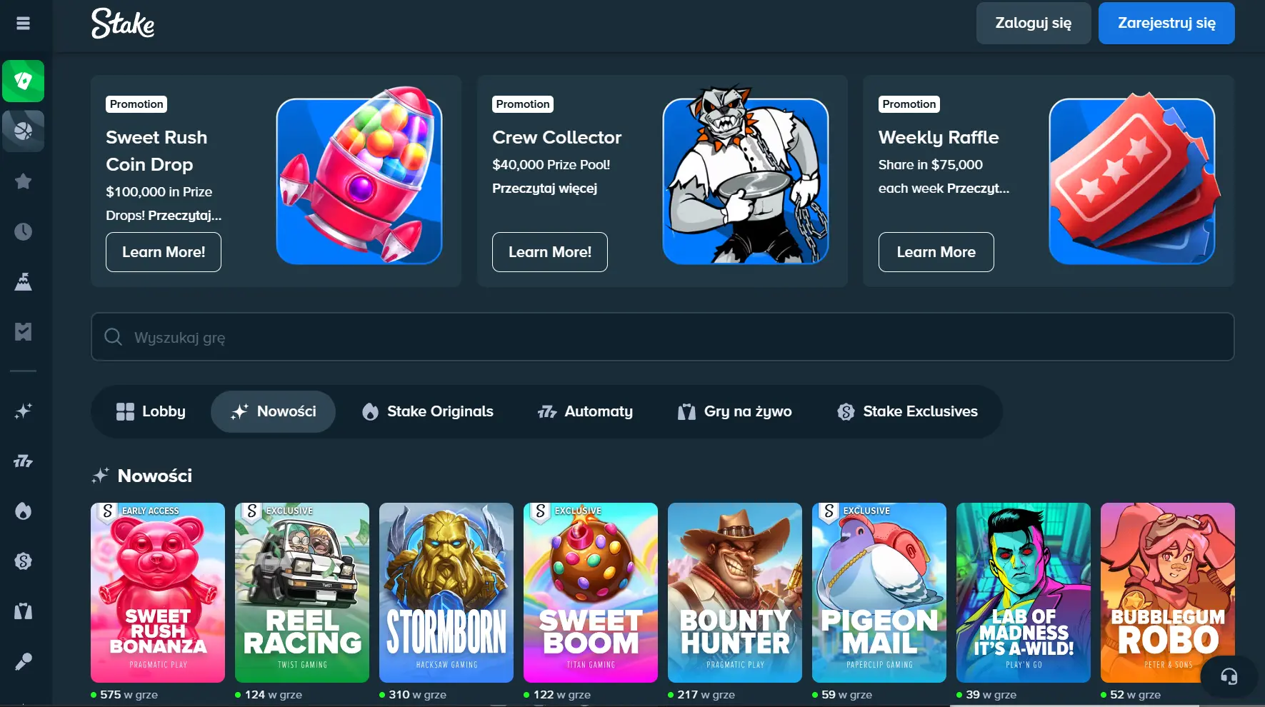 Stake Casino Polska – Opinie, Bonusy i Gry Online